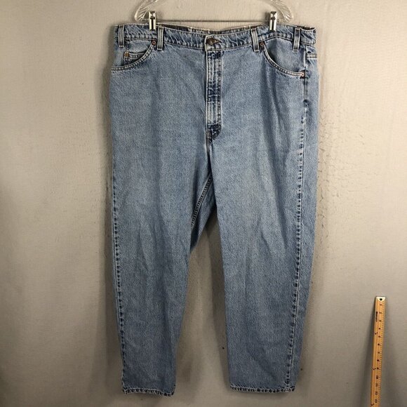 Levi's Other - Vintage Levis 550 Jeans Mens 46x32 Relaxed Fit Orange Tab Denim Baggy Loose